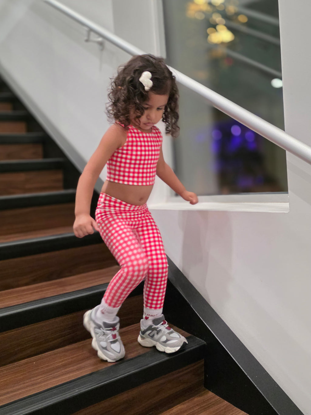 NAIS Mini Gingham Crop Bra