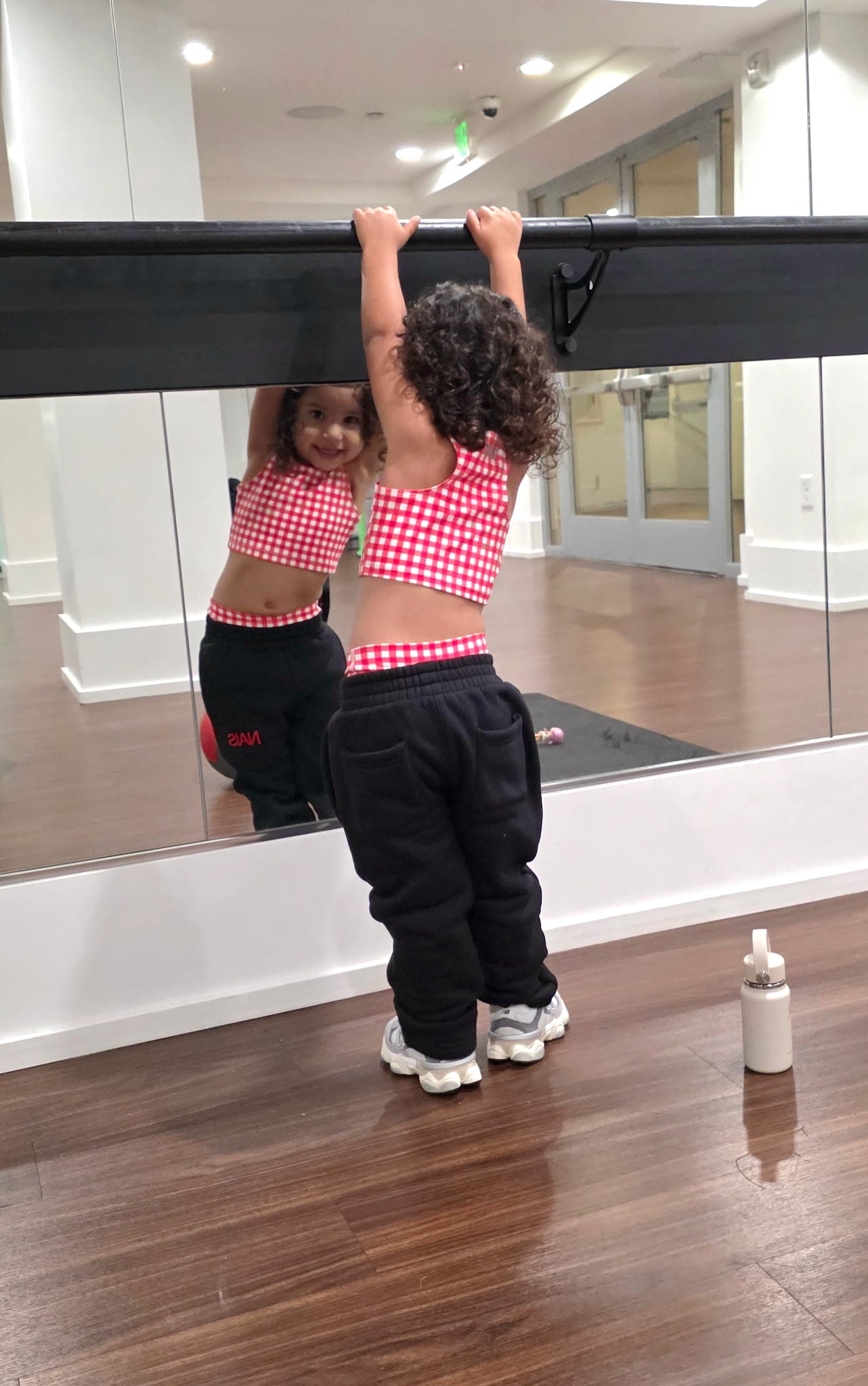 NAIS Mini Gingham Crop Bra