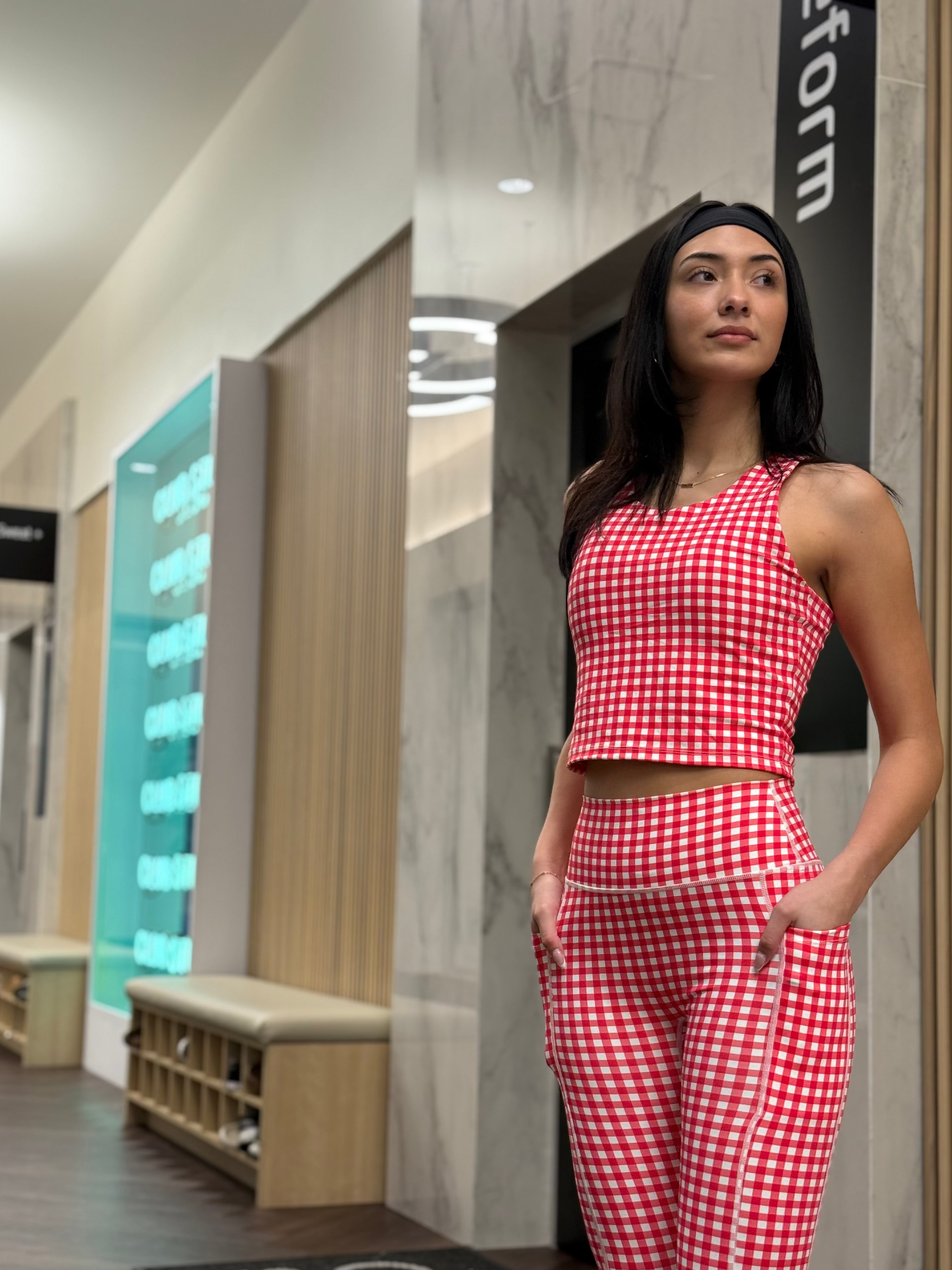 NAIS Gingham Bra Tank